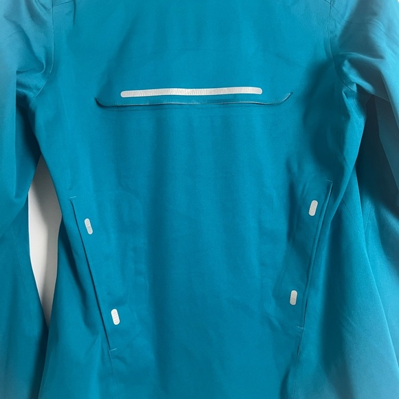 Nike Storm Fit Teal Full Zip Vented Reflective Athletic Fit Track Jacket Size M - Picture 10 of 13
